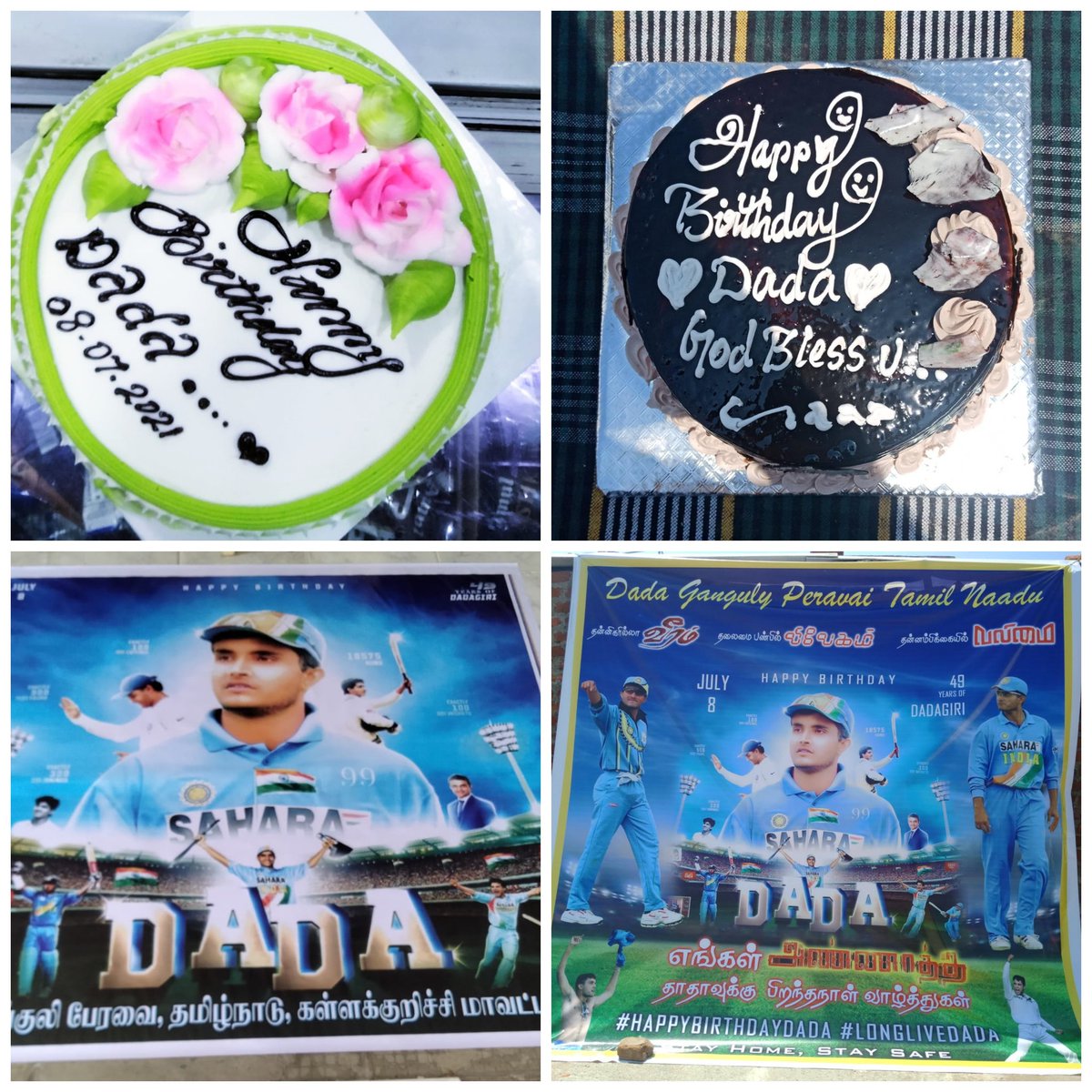 sourav_fans's tweet photo. Dada Birthday Celebration By Tamilnadu Dada Fans🤩
@DonaGanguly75 @SGanguly99 
#SouravGanguly 
#HappyBirthdayDada 
#LongLiveDada https://t.co/Rptzy4XcBf