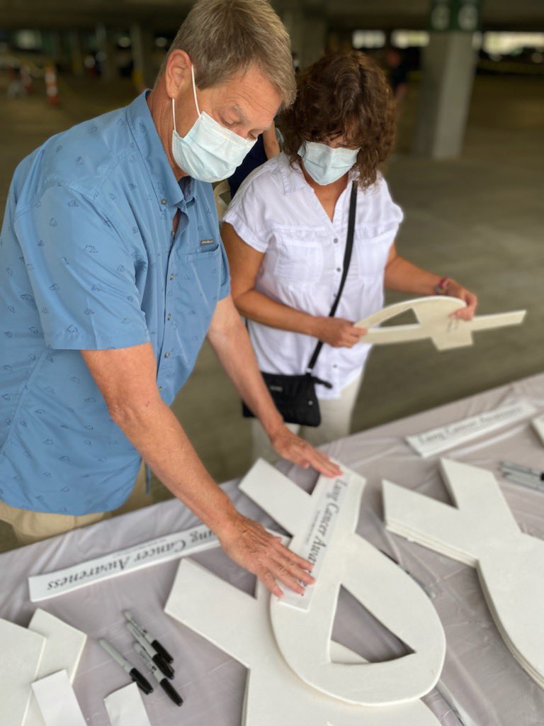 TheWRP4LC's tweet photo. Heidi and Pierre’s #TheWhiteRibbonProject road trip continues to Kentucky and meet up with @mrgieske @StElizabethNKY and check out the ribbon build happening today! Wow! 

The power of the white ribbon. Made with love. Delivered with love. Received with love. #community https://t.co/0cRxfhn3MI