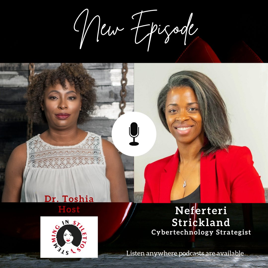 3LTPodcast's tweet photo. Hear our host's most recent interview with Dr. Toshia on STEMming in Stilettos Podcast! @DrToshia11 https://t.co/GAJ0P1dKGf