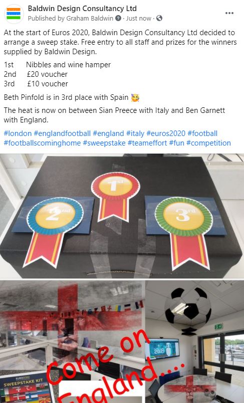 #london #englandfootball #england #italy #euros2020 #football #footballscominghome #sweepstake #teameffort #fun #competition