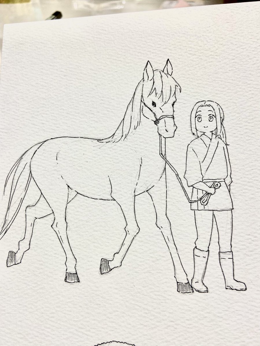 馬と殿下と狸。 