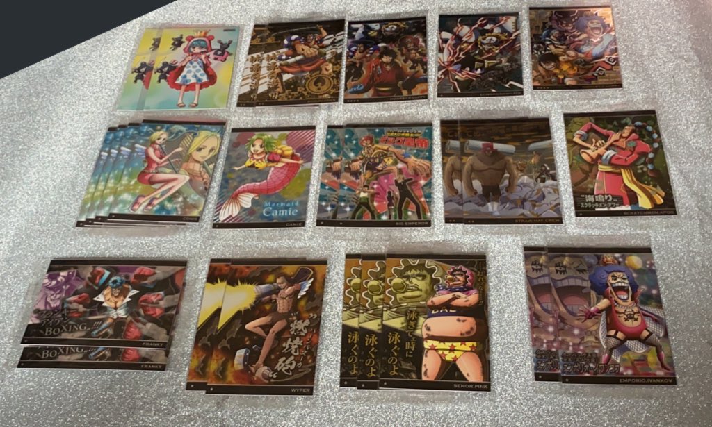 [ 交換 ] ワンピース ONEPIECE ウエハース

譲 画像参照

求 過去弾 ミスオールサンデー ＞ 過去弾 ニコ・ロビン 今弾 ヒナ ＞ 過去弾 お玉 今弾 BW

1枚目ミスオールサンデーor条件の良い方(ロビンちゃん含む方)優先
2枚目以降ものにより複数提供or譲渡可
検索からでもお気軽にご連絡下さい…！