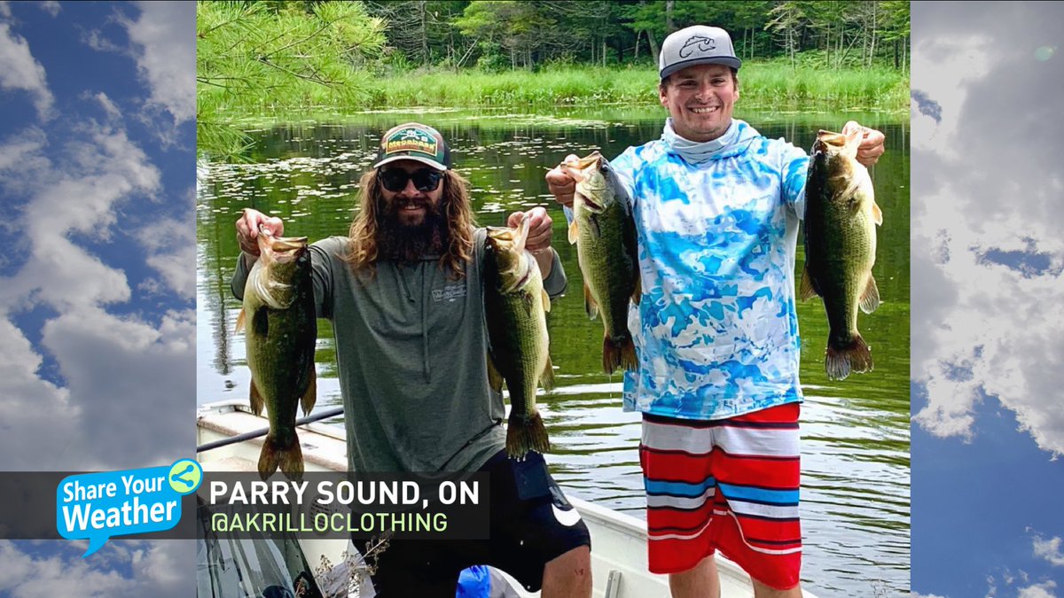 #NationalFishingWeek continues with more great photos getting featured on <a href="/weathernetwork/">The Weather Network</a> this morning! #Shareyourfishphotos starred this young man &amp; beauty walleye courtesy <a href="/petesprotackle/">Pete's Pro Tackle</a>. Meanwhile <a href="/AKRILLOCLOTHING/">AKRISONE 🇨🇦 🇺🇦</a> sporting some good looking attire &amp; largemouth bass!