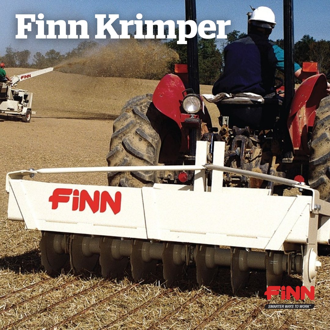 FinnCorporation's tweet photo. The FINN Krimper attachment is the ideal partner to any seeding project that requires the use of straw or hay to protect the seed and help it grow by retaining moisture.
https://t.co/98QpoWKeT3

#strawblower #CoverSomeGround #SmarterWaysToWork https://t.co/umMtRflUG5