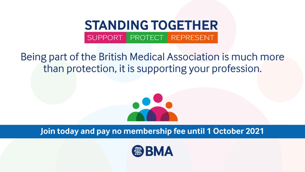 We’re the only organisation that provides the expertise and individual support you need - and it’s available the moment you join. 

Join the BMA today and pay no membership fee until October 2021 fal.cn/3gD0W