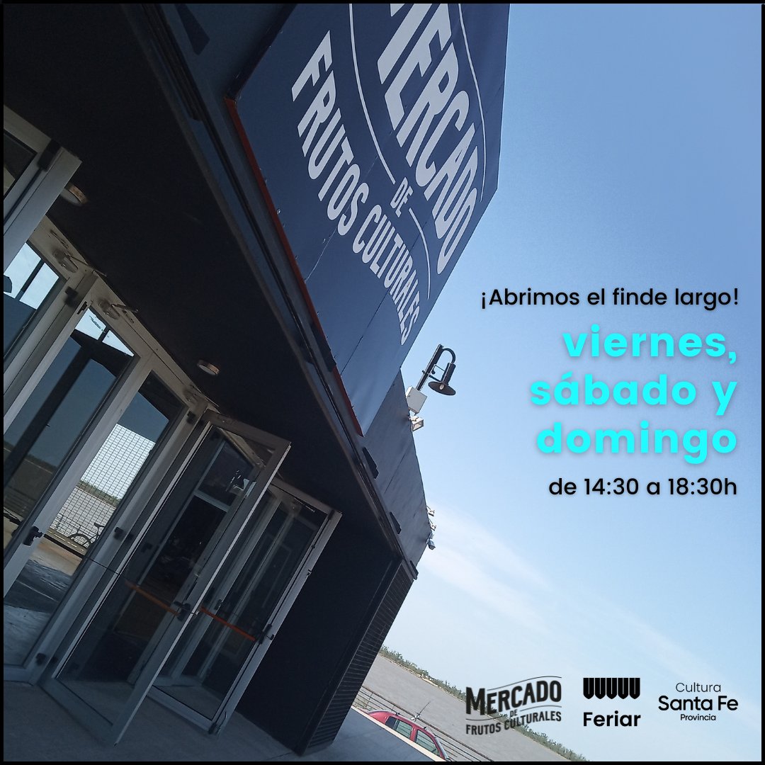 MFCulturales's tweet photo. Si te gusta pasear al aire libre, visitar ferias y disfrutar del diseño de productores locales: el Mercado de Frutos Culturales te queda bien. 

Te esperamos el finde largo, con todos los recaudos del protocolo covid-19.
📍 𝗚𝗮𝗹𝗽ó𝗻 𝟭𝟳, 𝗳𝗿𝗲𝗻𝘁𝗲 𝗮𝗹 𝗠𝗼𝗻𝘂𝗺𝗲𝗻𝘁𝗼 https://t.co/xuM9rwryfQ