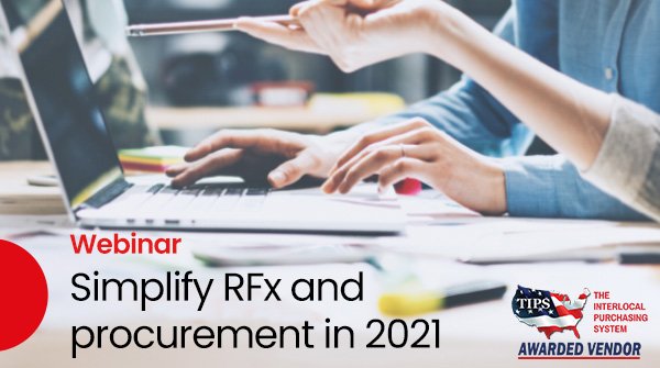 ASCcontracts's tweet image. [WEBINAR] Thur July 15 @ 2:00 PM EST. Learn about automating your RFx and procurement processes. As approved vendors of TIPS, the ASC, powered by mdf commerce CLM solution is easy for government and public sector organizations in the US to procure too! bit.ly/3hpktNE