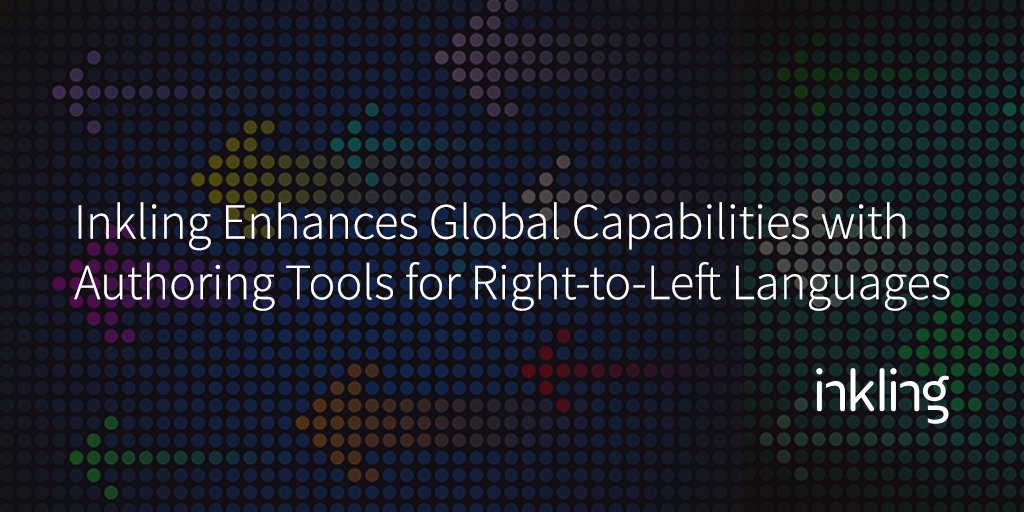 inkling's tweet image. &quot;As we grow, we want to ensure that our customers can drive more effective training,&quot; says our CEO, @Jeff_Carr.

Read about our updated 🌍 capabilities including being the first &amp;amp; only #operationallearning platform to offer RTL support bit.ly/35R9FBa #LearningAtWorkspeed