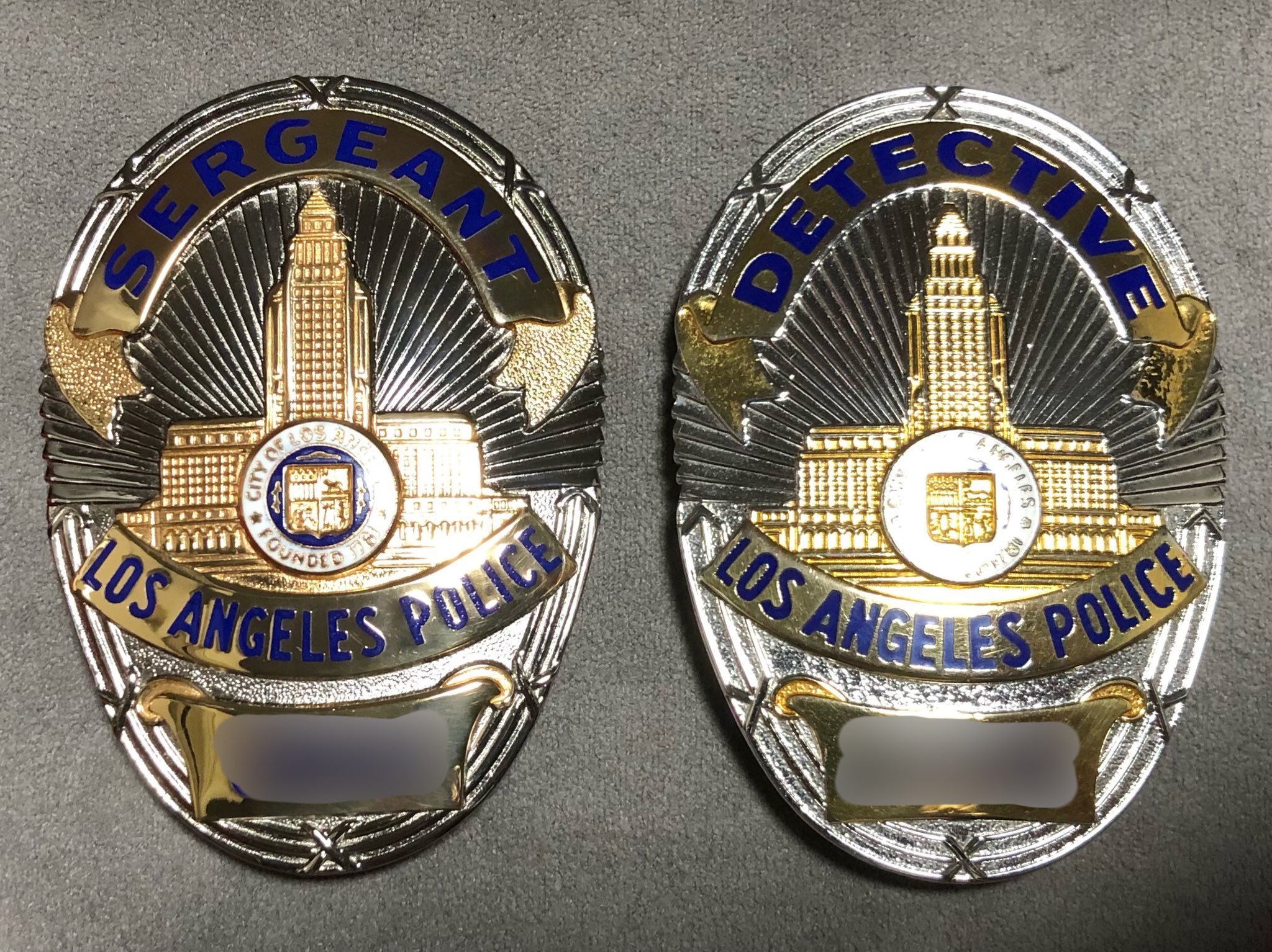 ロス市警 LAPD バッジ レプリカ KM企画 SERGEAMT ロサンゼルス市警 
