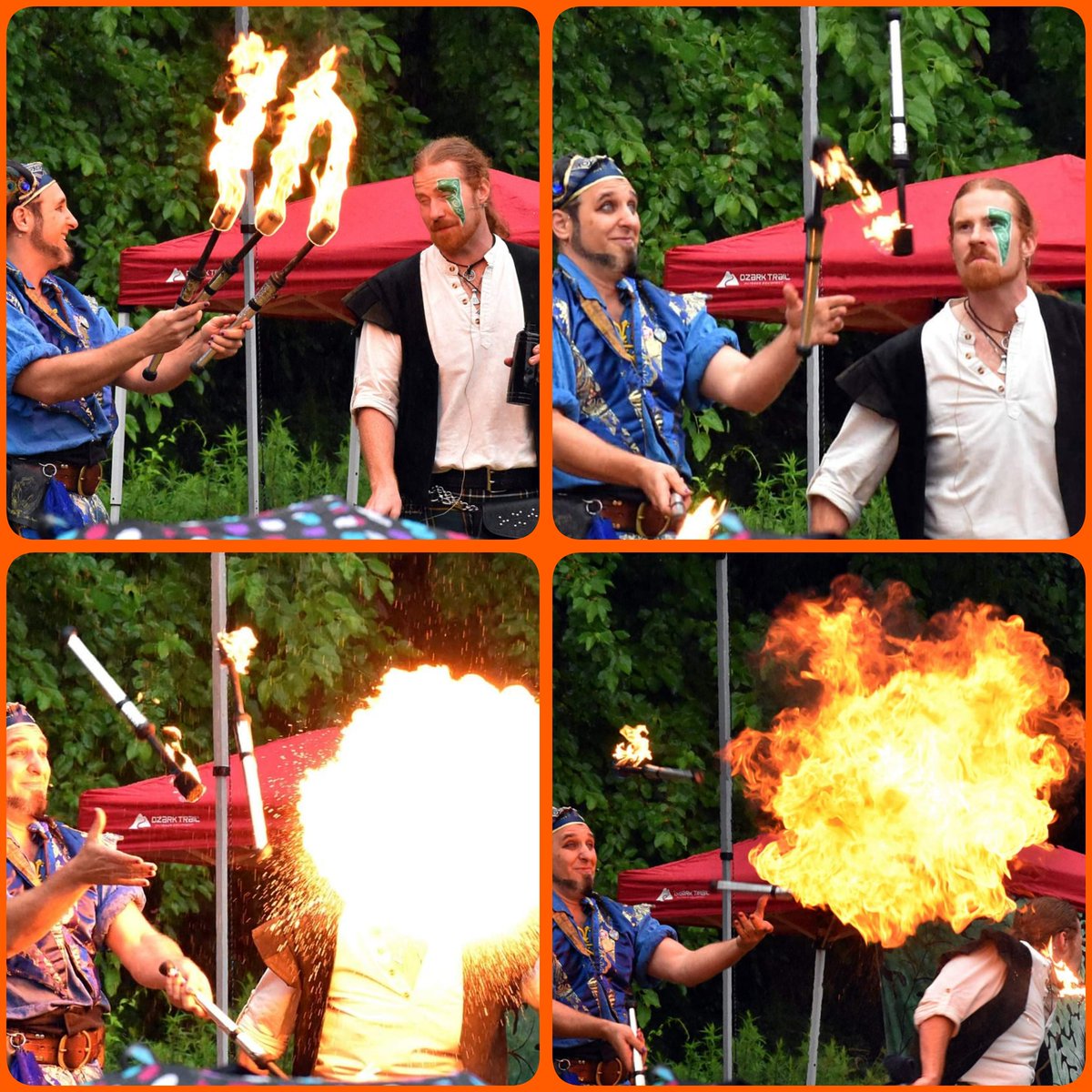 When you put together a photo collage of breathing fire off of your friend's torches and accidentally make a Loss meme.

Thanks <a href="/PaoloGarbanzo/">Paolo Garbanzo</a> for rushing to the hospital in this set.