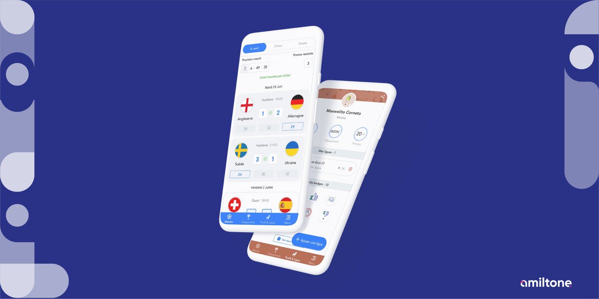 Amiltone_'s tweet image. La 🇫🇷 à beau être éliminée, on arrête pas le concours de pronostic chez Amiltone ! 
Comme en 2018, c’est très serré pour l’instant, mais nous ne manquerons de mettre à l’honneur le grand vainqueur après la finale de dimanche prochain !⚽️
#EURO21 #ConcoursPronostics #MonPetitProno