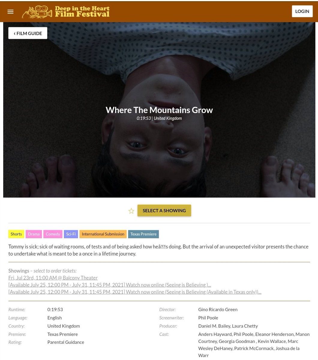 Official Selection!! 📯📯 So pleased to announce that #WTMG will make its International Texas debut at the @dithff 🎊🎊🎊 The festival runs from 25 to 31 July!! Check out all the other great selections too 👌🏽s/o @festivalformula <a href="/beartuza/">Beartuza</a>  #shortfilm #comedy #drama #selection #uk