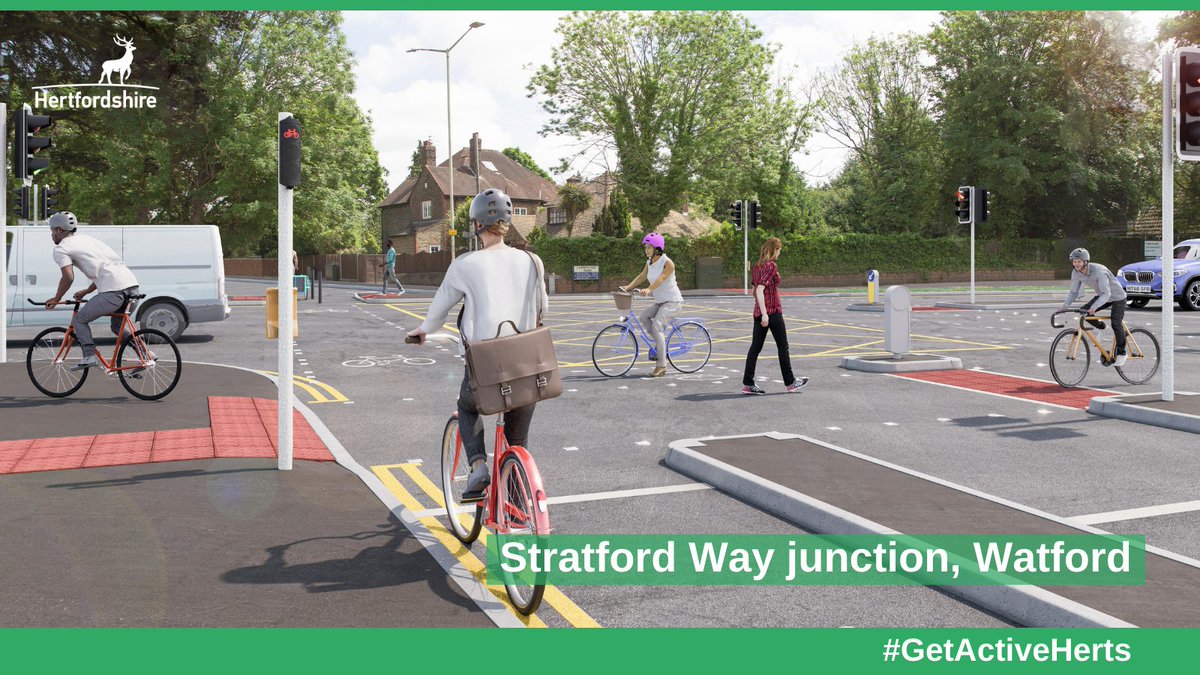 Herts_Highways's tweet image. #Watford We are proposing improvements that support the objectives of our #LocalTransportPlan and Sustainable Hertfordshire strategy to help make more journeys by bicycle and foot. See our proposals at bit.ly/2SDCoqi