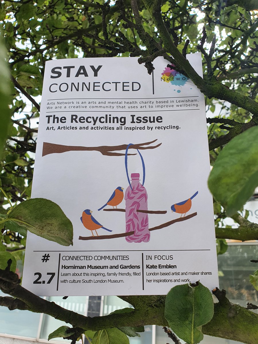 ArtsNetworkLDN's tweet photo. The latest issue of #StayConnected is here! ⁣⁠Our Recycling Issue features the @HornimanMuseum, including a closer look at #imbenge woven baskets, and this month's featured artist In Focus is @KateEmblen🌻🎨⁠Click to read https://t.co/zqtyPq3QDO #community #artactivity #London https://t.co/cSaYZCtsqb