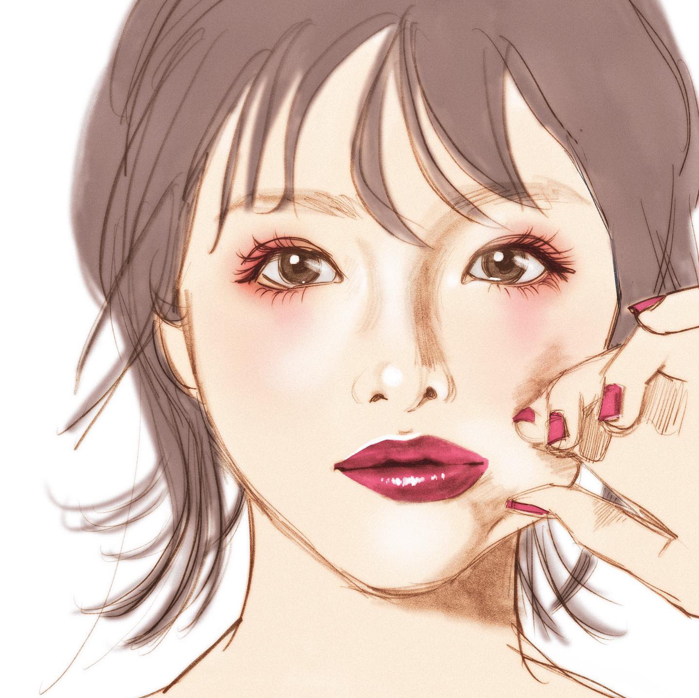 Sato Mun Sketch なんでも似合う 石原さとみ 女性イラスト ガールズイラスト イラスト イラストレーター イラスト好きな人と繋がりたい ファッション Illustrations Drawing Portrait Degitalart Girls T Co Vhikue0sdx Twitter