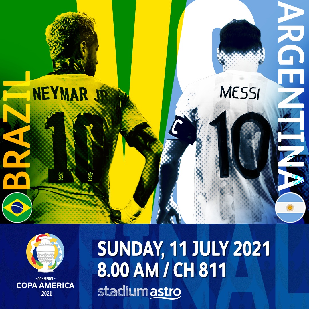 Stadium Astro On Twitter We Heard Ya The Copaamerica Final Will Be Live On Astro This Sunday Https T Co Obzkllii3b Twitter