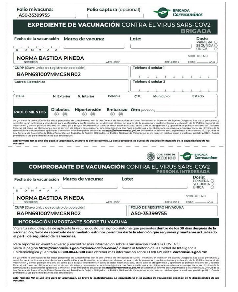 Introducir 105+ imagen imprimir comprobante de vacunacion segunda dosis