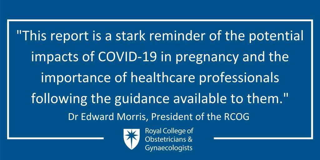 We are urging healthcare professionals to follow our evidence-based #COVID-19 in pregnancy guidance developed with @MidwivesRCM after the latest @mbrrace report found not all pregnant women are receiving the best quality of care. Find out more: fal.cn/3gD5m