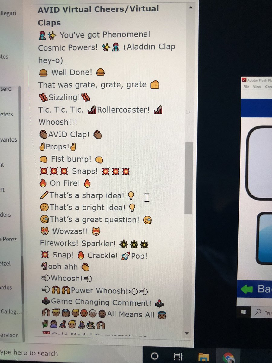 Katie Herman (@katieherman26) on Twitter photo So many great AVID claps! I love how we can even do it virtually! Great to refer to in the shared notes! 👏👏👏 #GoFurtherWithAVID #WeAreGISDAE <a href="/AVID4College/">AVID</a> <a href="/AVIDGISD/">AVID Garland</a> <a href="/nestedlearning/">Laura Valdez</a> So many great AVID claps! I love how we can even do it virtually! Great to refer to in the shared notes! 👏👏👏 #GoFurtherWithAVID #WeAreGISDAE <a href="/AVID4College/">AVID</a> <a href="/AVIDGISD/">AVID Garland</a> <a href="/nestedlearning/">Laura Valdez</a>