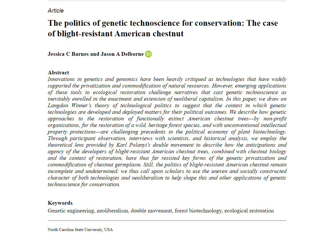 GES Center - Genetic Engineering & Society Center tweet media