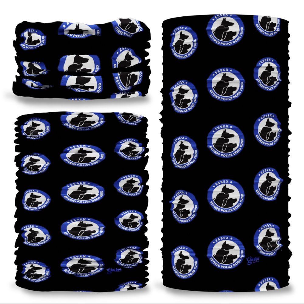 #TeamGiraffe recently worked with the Essex Retired Police Dogs Fund on these #custom #multi-wraps
You can purchase these at ow.ly/YU3X50Frv3W 
This charity helps provide healthcare to all dogs that have served with Essex Police #essex #dogs #police #retired #charity