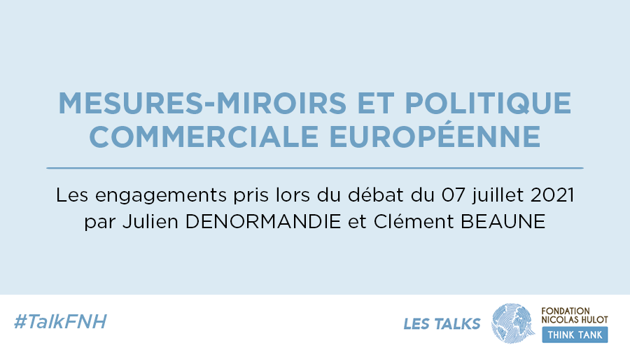 Interbev_fr's tweet photo. Quels sont les engagements pris par @J_Denormandie et @CBeaune au sujet des #MesuresMiroirs et de la politique commerciale européenne, lors du débat en ligne #TalkFNH organisé par la @FondationNH, le 7 juillet 2021 ?
🗣️ Les 5 engagements à retenir ⤵️ https://t.co/ajJQcT0ZfU