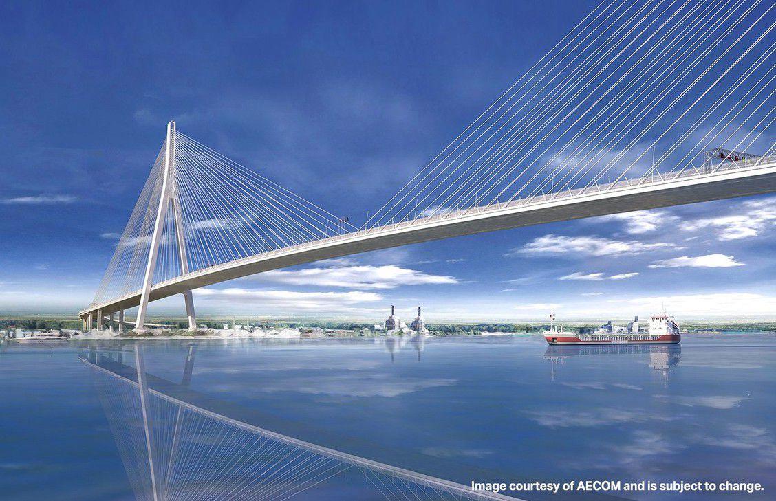 Gordie Howe bridge marks 1,000 days of construction as towers rise towards sky