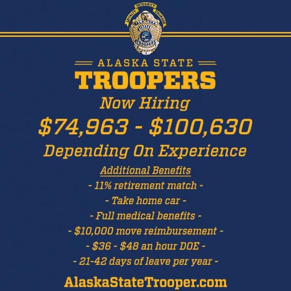 mynethonorfirst's tweet image. #AlaskaStateTroopers #BeTheChange #LEO #ThinBlueLine #JobOpportunity