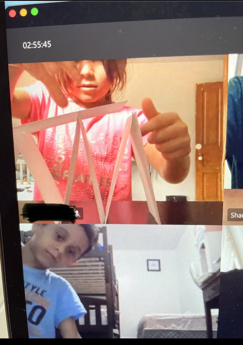 HOUSE OF CARDS STEM challenge very focused and determined group of students.#GECDSBSLP2021 #CampWonder <a href="/gecdsbpro/">GECDSB PR</a> <a href="/ClaraHowitt/">Dr. Clara Howitt</a>