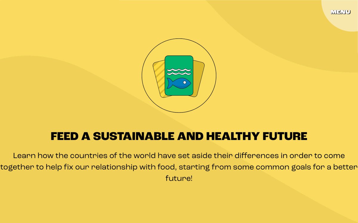 Cards with graphic of fish on yellow background