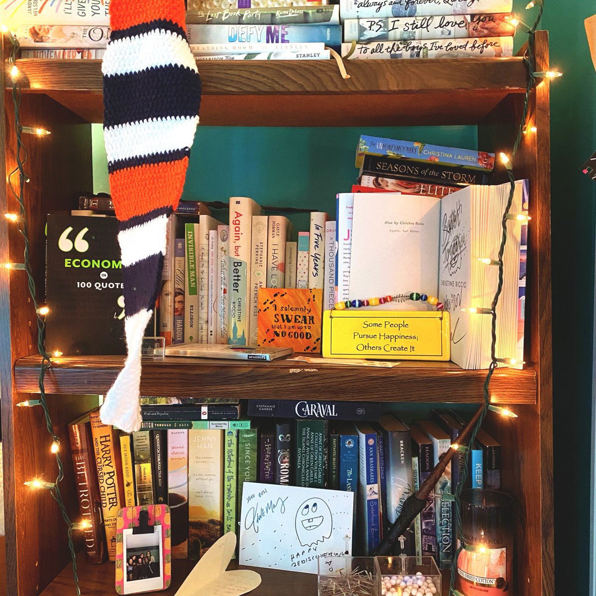 BBookstop's tweet image. Bookshelves are my favorite places in the whole world! What are your favorite things on your shelves?
#booktwt #booktwitter