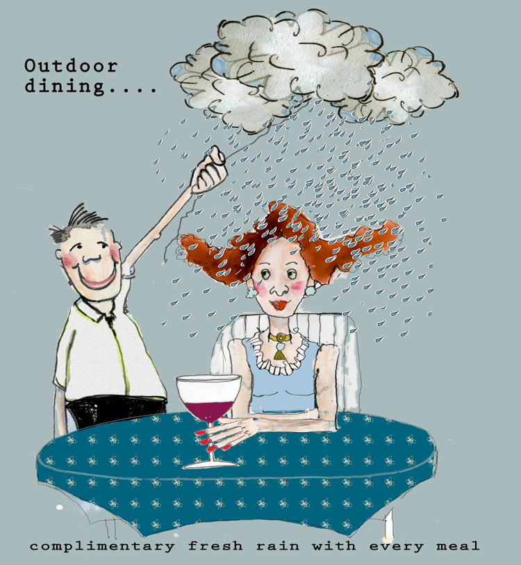 bigleapdesigns's tweet photo. As the weekend approaches and we plan to enjoy outdoor dining.
#ourdoordining #yougottalaugh #freshrain #rainonthemenu #complimentaryrain #irishweather #sunshineandshowers #ahhere #somesunplease #bigleapdesigns #therealityofoutdoordining https://t.co/k2yMOUBdBU