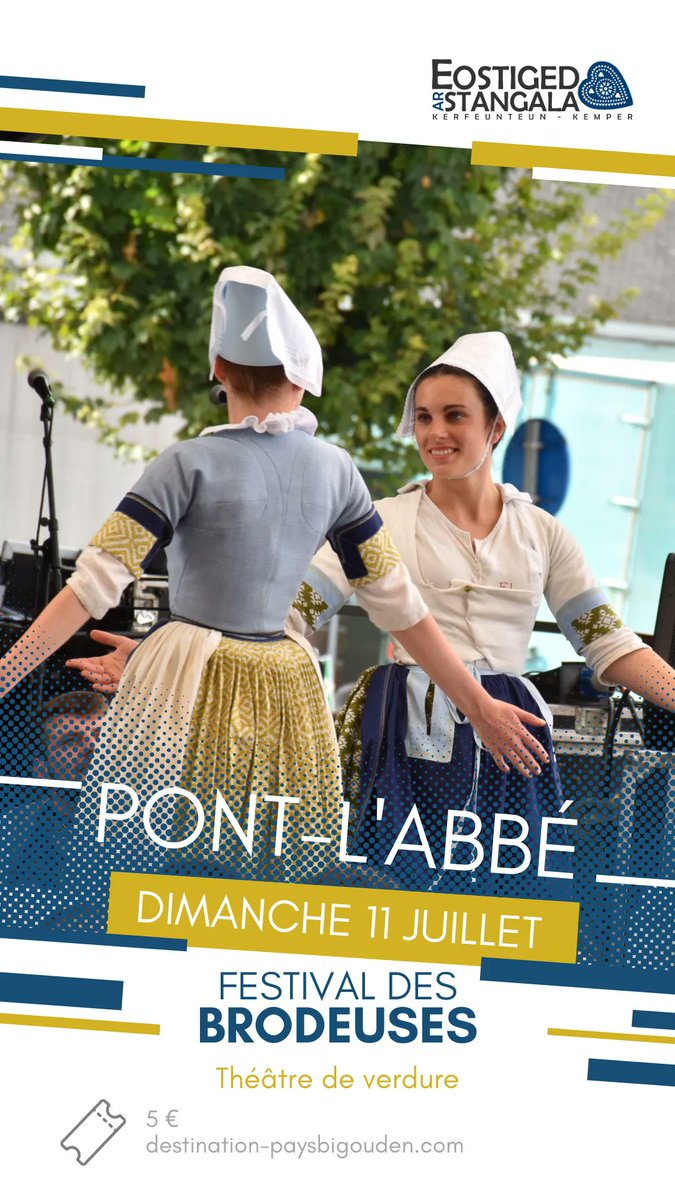 eostiged's tweet photo. Nous sommes enfin de retour sur scène ! Retrouvez nous à Pont l'abbé  ce dimanche 11 ! @fdbrodeuses @regionbretagne @PaysBigoudenSud @Fetes_Bretagne @OuestFrance29 @LeTelegramme vous nous avez manqué ! 💙💛🧡 https://t.co/S06QgYF2UW