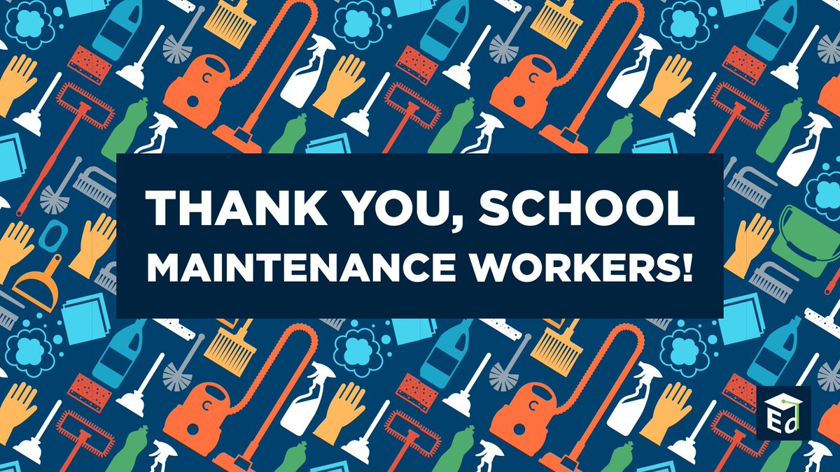 Today's #ThankYouThursday goes out to our school maintenance workers. Even though the school year is over, you're hard at work this summer getting classrooms and facilities ready for reopening in the fall. Thank you!