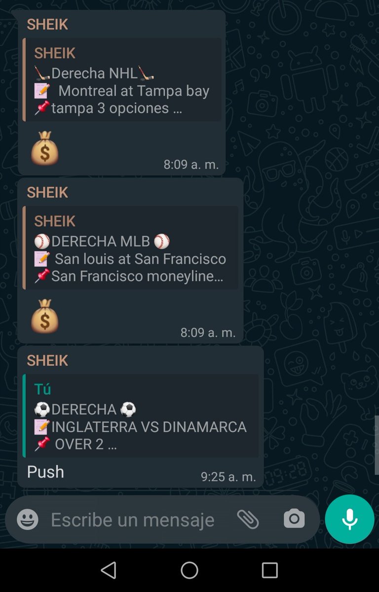 DuendesPicks's tweet photo. Ayer otro día perfecto 🔥🔥🔥
2-0 (1 push)🤑🤑
5-0 en free picks💰💰💰

🚨🚨Aprovecha que seguimos de racha y unete a nuestro vip, pregunta por dm nuestras promociones 🚨🚨

#Picks #picksgratis #apuesta #FreePicks 

https://t.co/Q1DH2ccuz4 https://t.co/Ek709oKYNT
