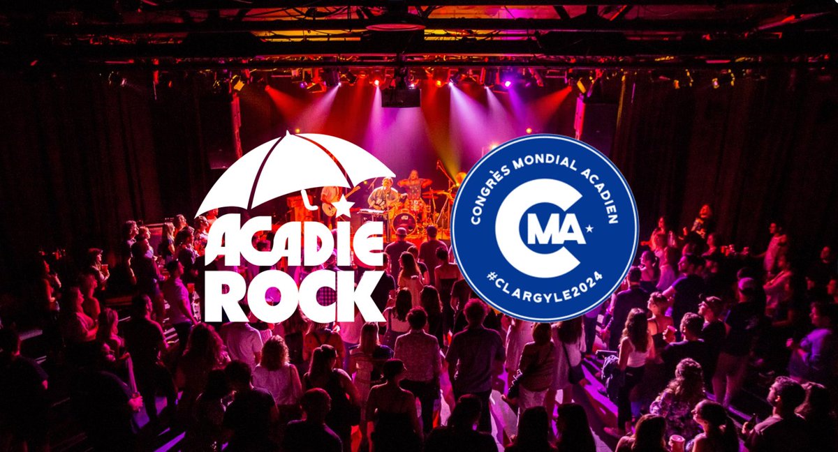 Le #Festival #Acadie #Rock aura lien en présentiel, du 13 au 20 août!
Rejoignez-nous le 15 juillet à 11h au Centre Culturel Aberdeen ou en direct sur notre page Facebook pour assister au dévoilement de la programmation du 10e Festival Acadie Rock et du spectacle du #15août!