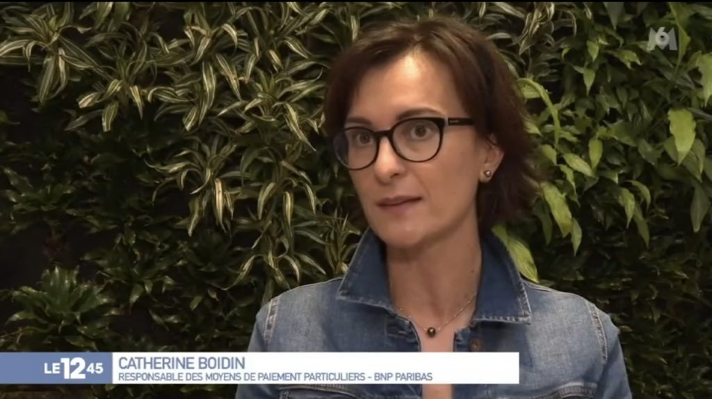 Carte biométrique. Payer sans contact avec son empreinte digitale • aujourd’hui dans le #1245 sur <a href="/M6/">M6</a> • 6play.fr/le-1245-p_1056… • avec Catherine Boidin <a href="/BNPParibas/">BNP Paribas Group</a>