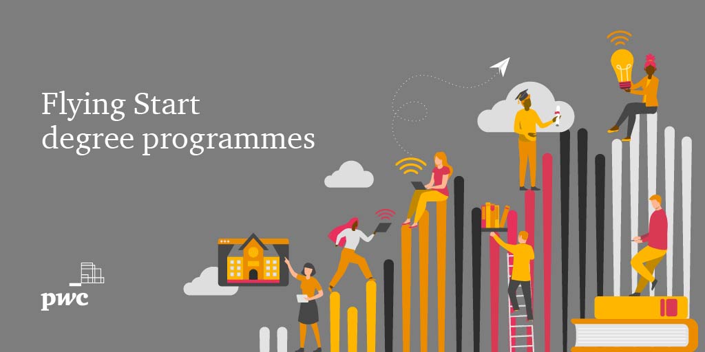 Learn more about our Flying Start Programmes at our event on 14 July at 4:30pm. Register your place here: bit.ly/3AKsBjg 
This event is aimed at students who are currently in year 12  (Year 13 in Northern Ireland, S5 in Scotland).