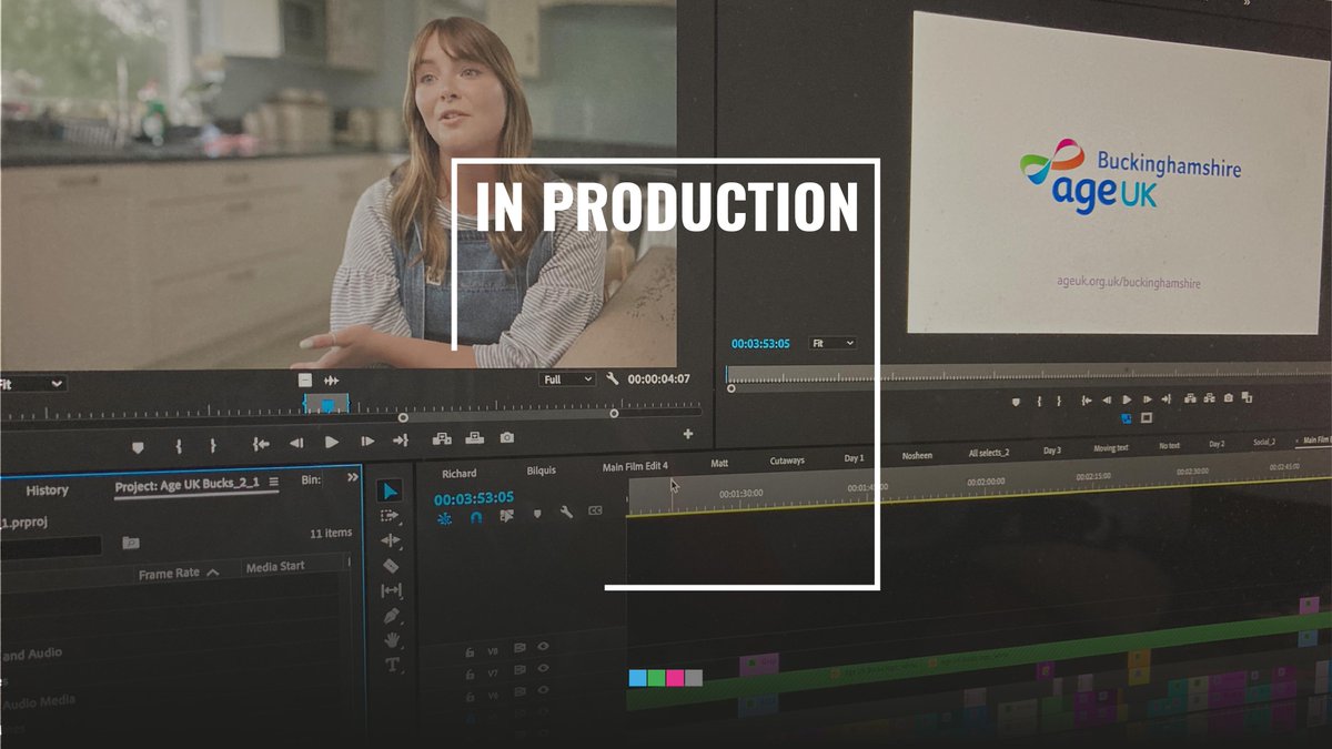 tillingcreative's tweet photo. Now going through post-production stages, the Age UK Bucks volunteers are coming together nicely. Our STORIES TO LIFE campaign is on the verge of doing just that, so watch this space...

#poweryourstory #volunteer #film #ageuk https://t.co/k9Vunc4MeH