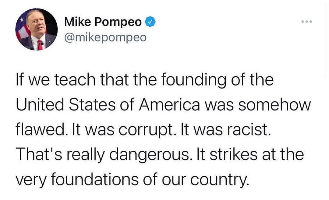 RWlli3's tweet photo. Mike said "Lie to make White people look good". https://t.co/Mw9wz8zzHG