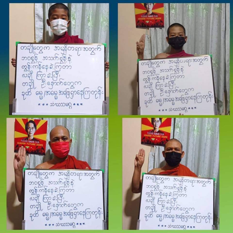 2021Revtweets's tweet photo. Mandalay Sangha Union pray Metta Sutta Mawra Sutta every night for the people and for Peace in Myanmar. 
#StopTorture
#July8Coup
#WhatsHappeningInMyanmar https://t.co/twOzQaPRrl