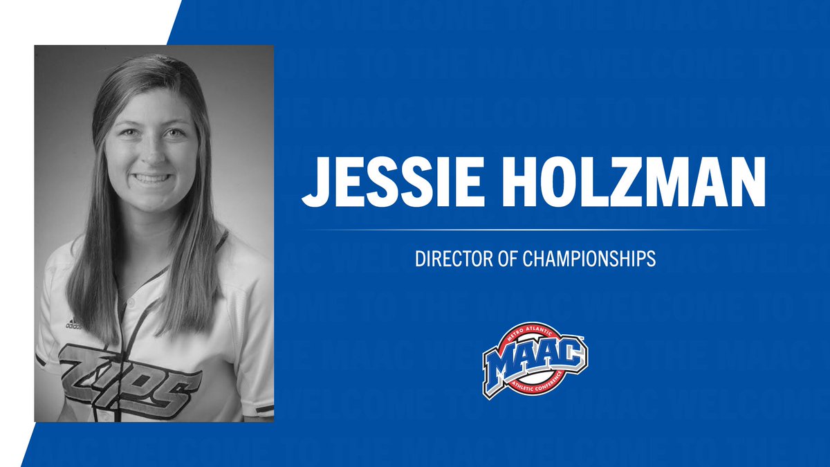 🚨New Hire Alert 🚨

#MAACSports is happy to welcome Jessie Holzman as a Director of Championships!

Learn more ➡️bit.ly/36rIpJO