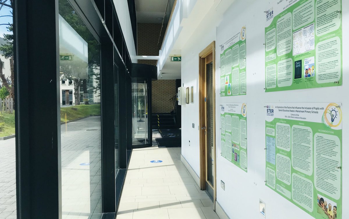 AimieBrennan's tweet image. Great to see @STER_Ire student research posters on display @MarinoInstitute 👏 Hoping that we’ll get to appreciate them in person soon! #STER2021 #StudentTeacherResearch