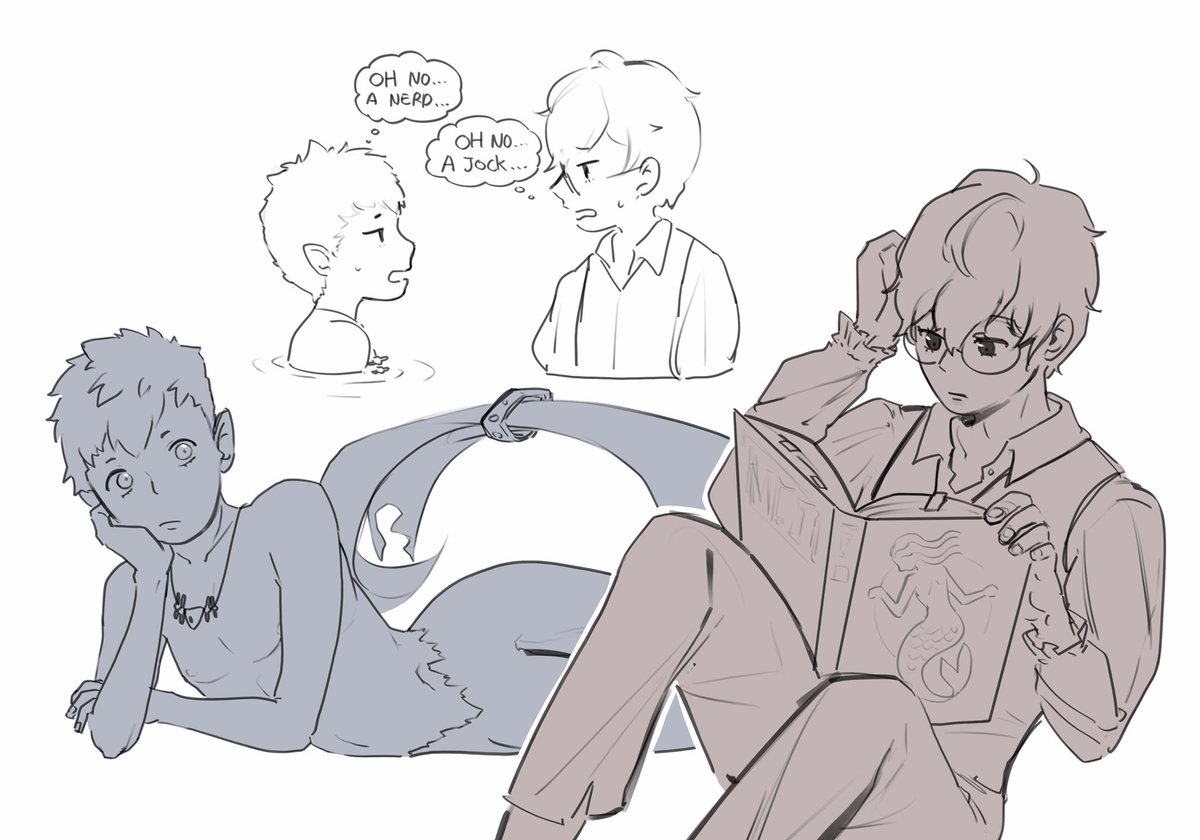 #pegoryuweek2021 Day 6: AU
It's the nerd/jock high school love story but gay and at sea 