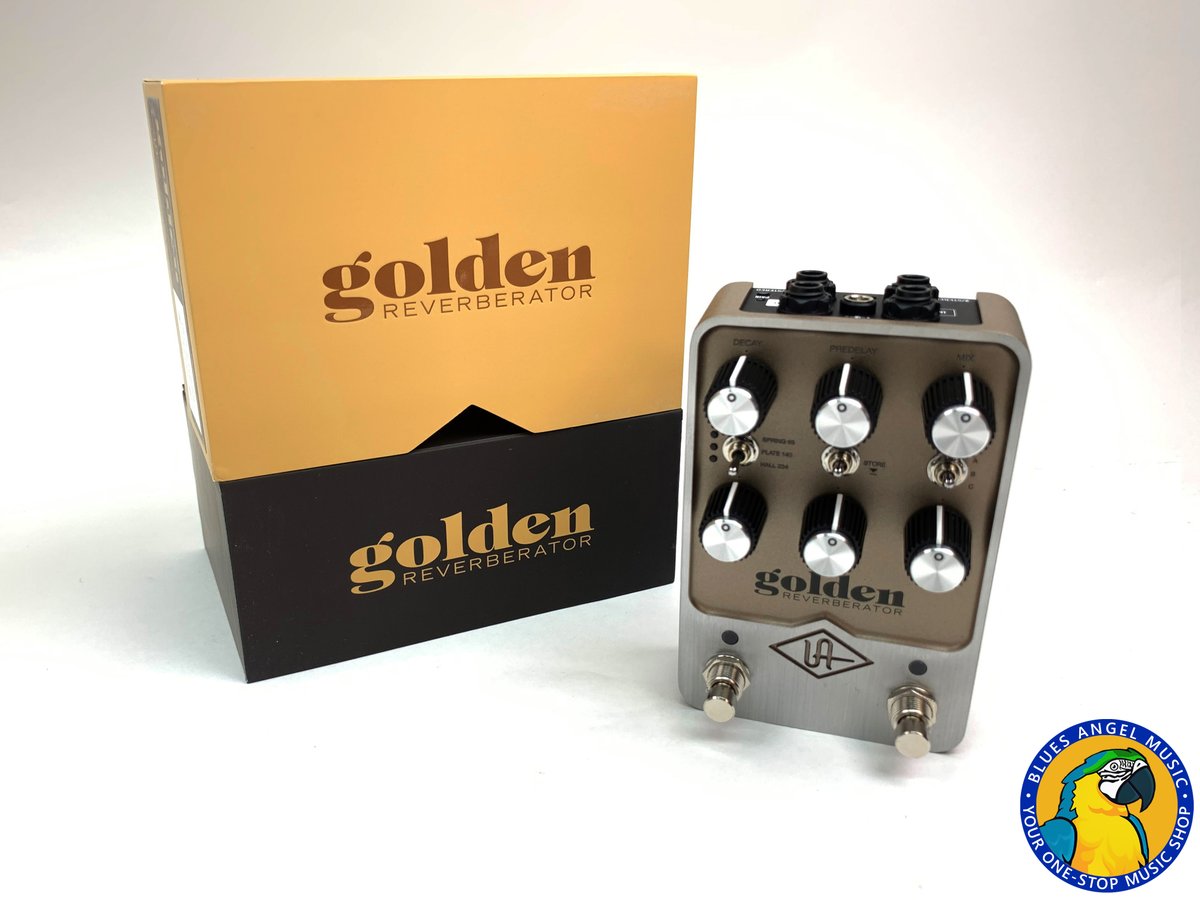 We're excited about this interface and these pedals from <a href="/UAudio/">Universal Audio</a>. Check out the Apollo Solo, the Starlight Echo Station, Golden Reverberator, and Astra Modulation Machine. 

More photos and details here - bit.ly/3i5cd4L