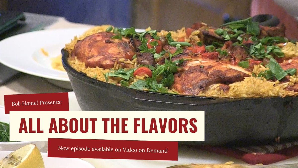 Wilmington_TV's tweet image. Say Yay to Paella! 😄 In this new episode of All About the Flavors, host Bob Hamel shows us how to make one of the best-known dishes in Spanish cuisine, paella! Watch now on our Video on Demand! tinyurl.com/jr9nr9vd #WilmingtonMA #CookingShows #foodie #AllAboutTheFlavors