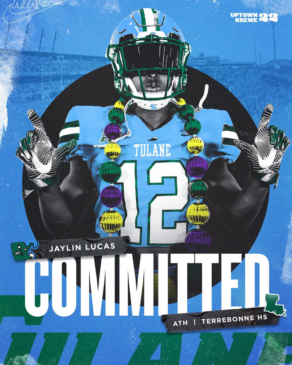 COMMITTED!!!🌊<a href="/CoachWEFritz/">Coach Willie Fritz</a> <a href="/GreenWaveFB/">Tulane Football</a> <a href="/G_Sportz/">Jeremiah Jakee' Gray</a> <a href="/JordanArcement/">Jordan Arcement</a> <a href="/samspiegs/">Sam Spiegelman</a> <a href="/Julie_Boudwin/">Julie Boudwin</a> <a href="/247Sports/">247Sports</a>