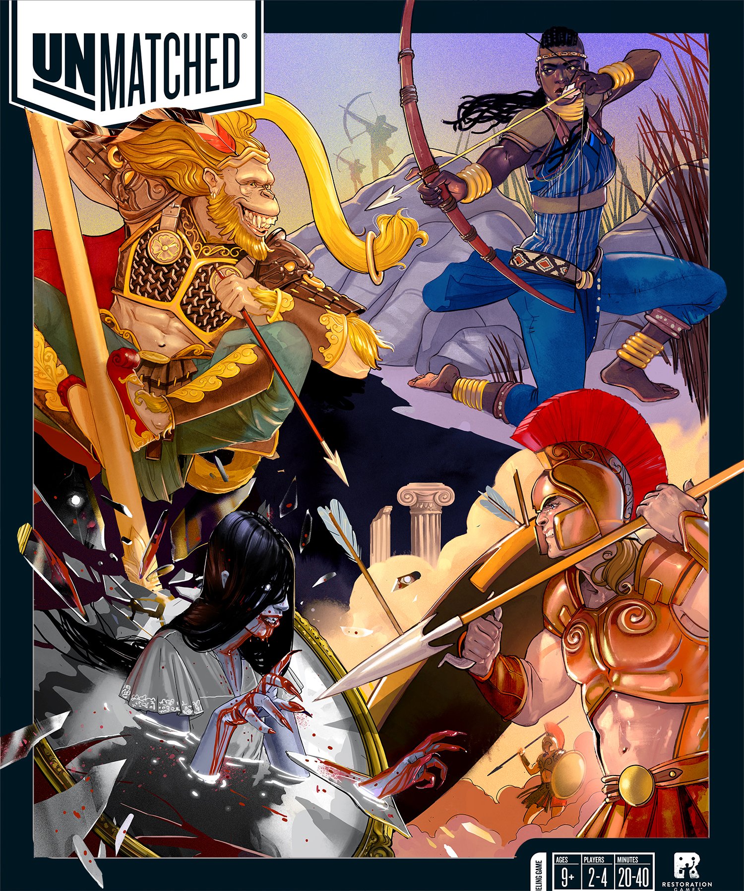 Restoration Games Unmatched Battle of Legends Vol 2