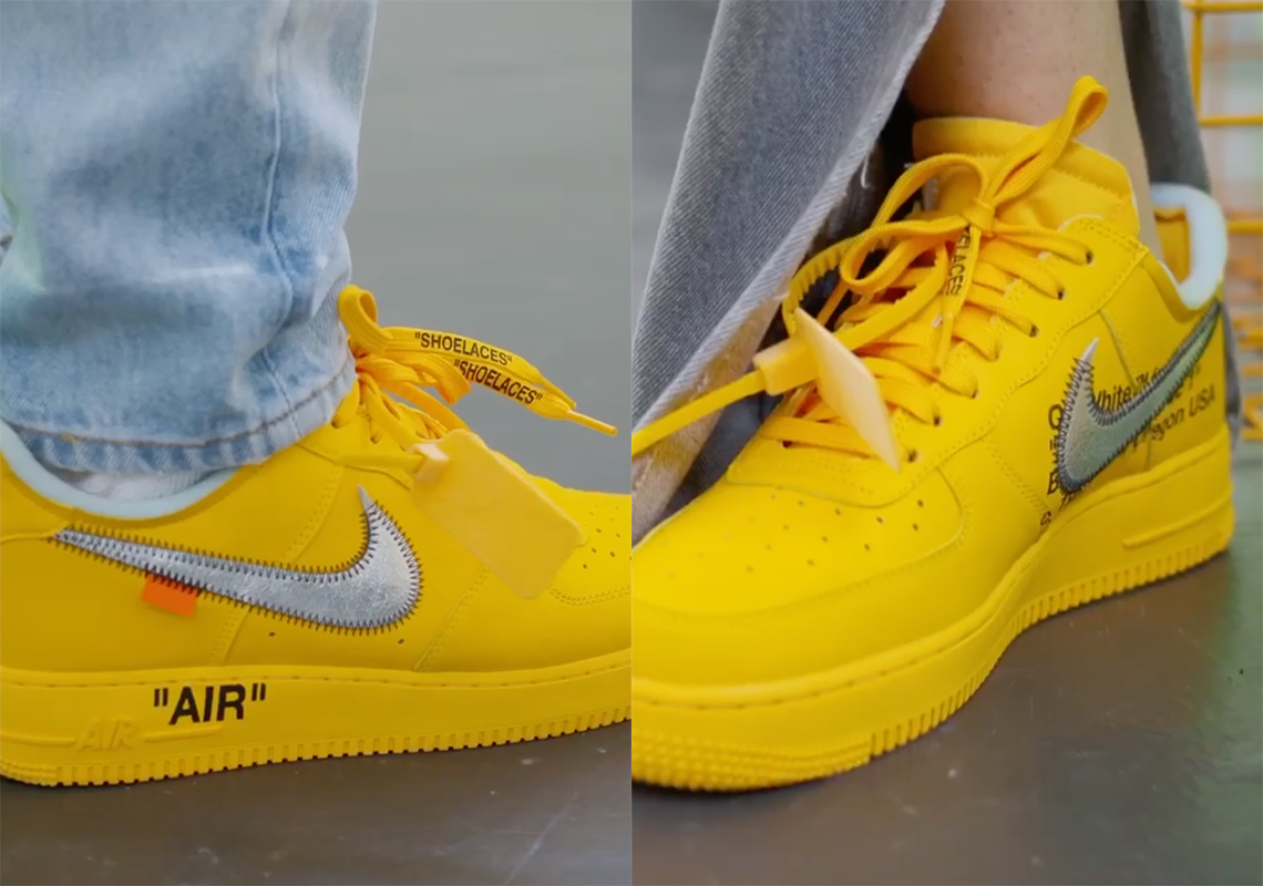 Wearing Nike's Off-White Air Force 1 'Lemonade': 2021's best sneaker?