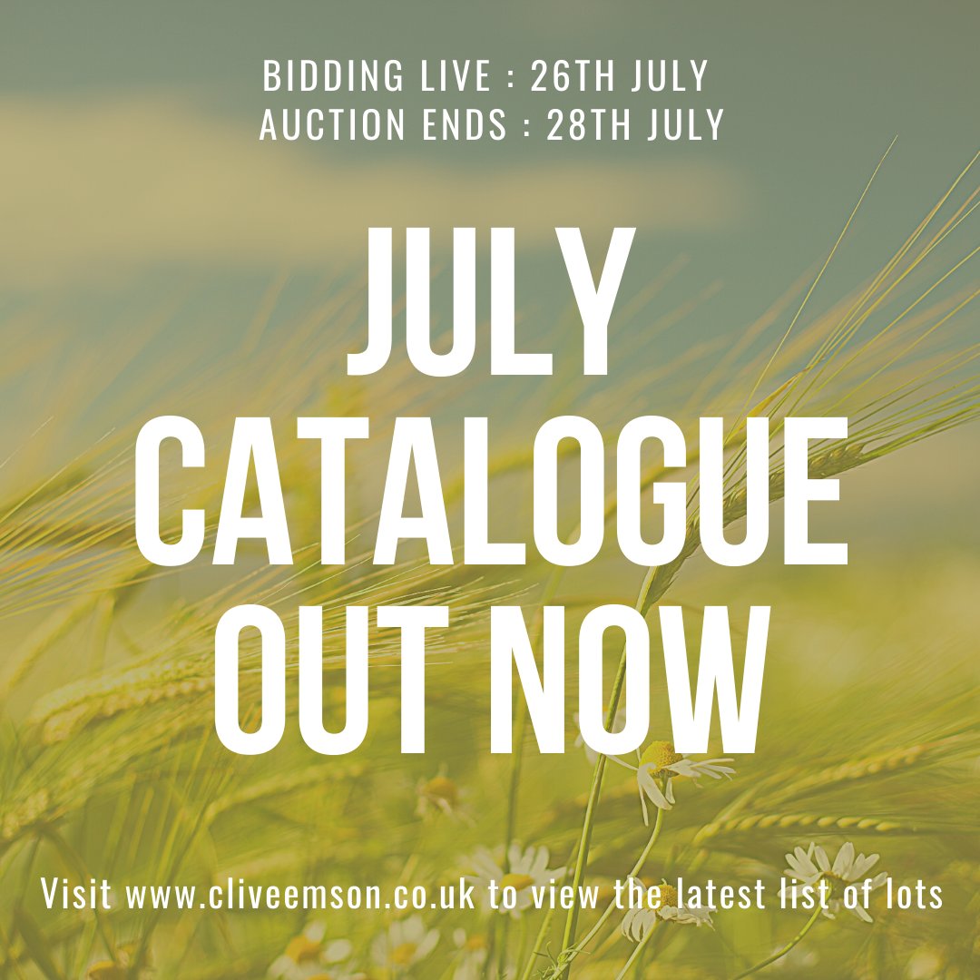 Clive Emson Auctioneers on Twitter "Our July catalogue is now live